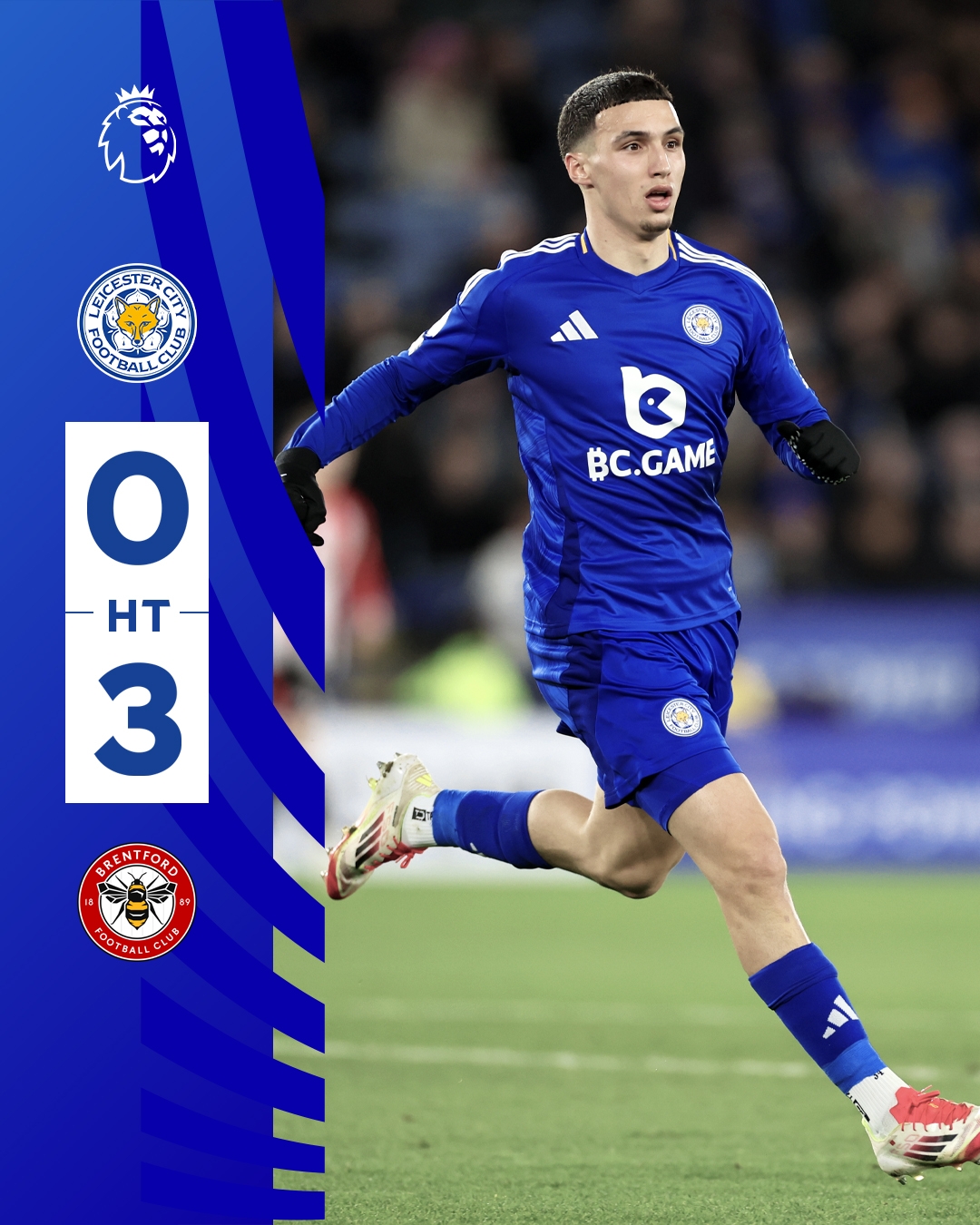 半場(chǎng)0-3！萊斯特若不進(jìn)球輸球，將主場(chǎng)6連敗0進(jìn)球創(chuàng)歷史最糟戰(zhàn)績(jī)